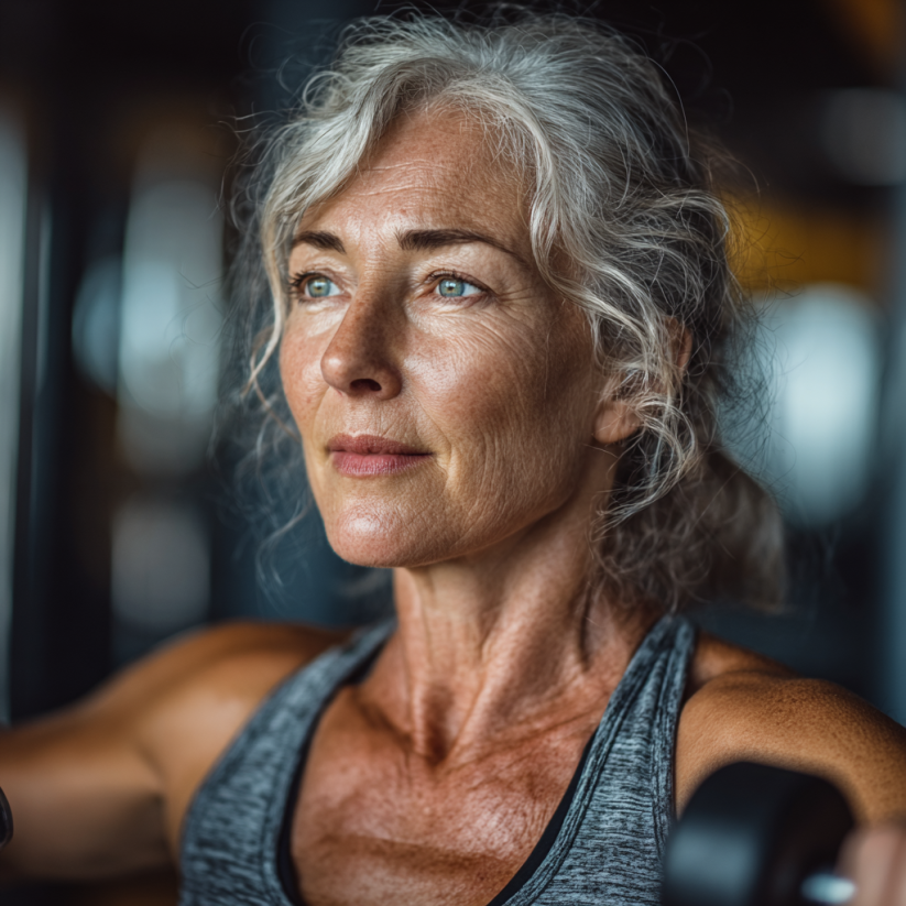 Літні люди займаються фітнесом